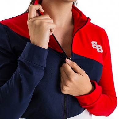 BB Nano White Red Blue Jacket