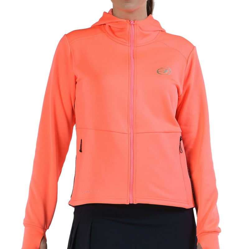 Bullpadel Abada coral fluor Hoodie Bullpadel Abada coral fluor Hoodie