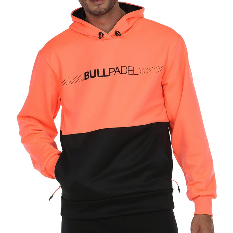 Hoodie Bullpadel Imbue coral fluor