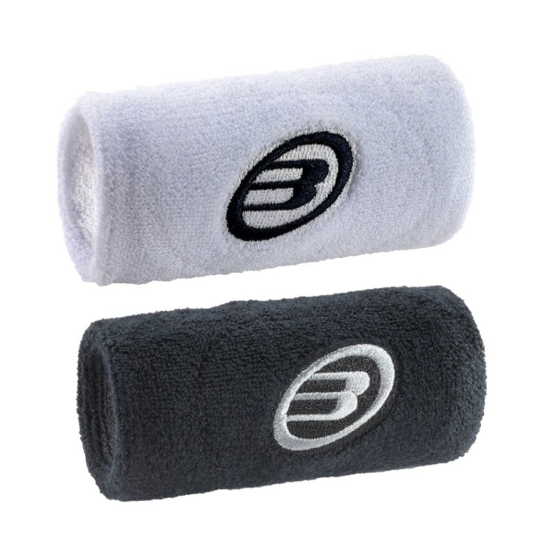 Bullpadel BPMU224 FW white black wristbands