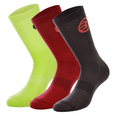 Bullpadel BP2203 FW Pack 3 colors socks