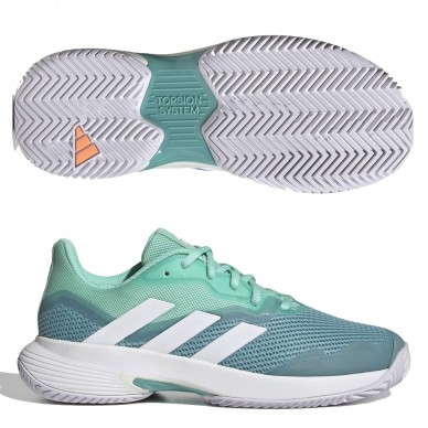 Adidas CourtJam Control W easy green white 2022 Padel Shoes