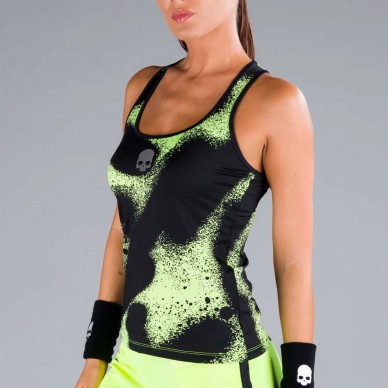 Hydrogen Spray Tank Top fluor yellow