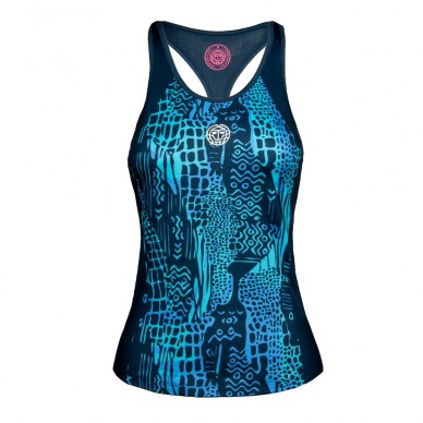 Bidi Badu Yaka Tech Tank blue t-shirt