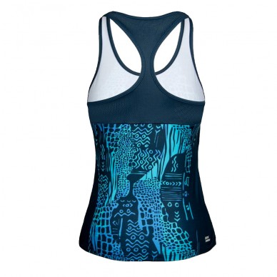 Bidi Badu Yaka Tech Tank blue t-shirt