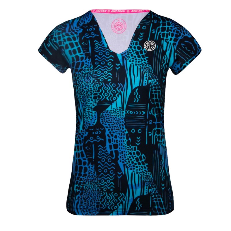 Bidi Badu Bella 2.0 Tech V-Neck TEE dark blue Bidi Badu Bella 2.0 Tech V-Neck TEE dark blue