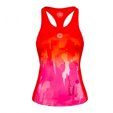 Bidi Badu Yaka Tech Tank T-shirt Red Pink