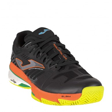 Joma T.SLAM MEN 2201 padel shoes black orange fluor