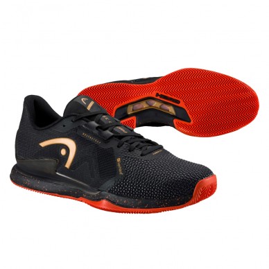 Padel Shoes Head Sprint Pro 3.5 SF Clay Black Orange