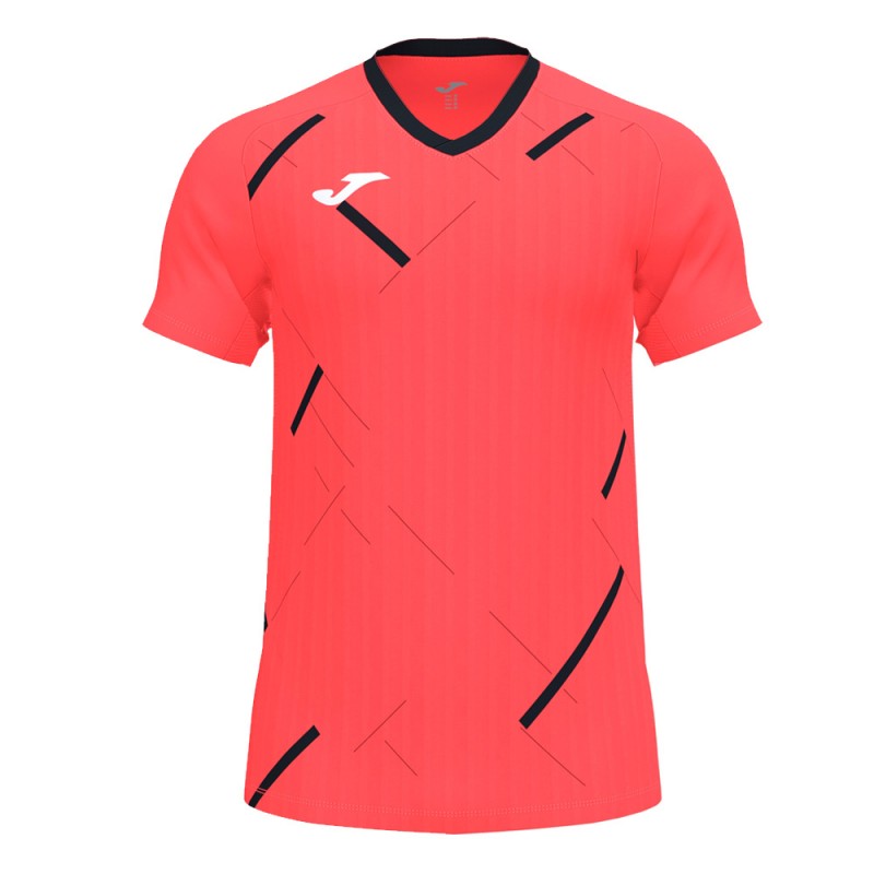 Joma Tiger III coral black t-shirt