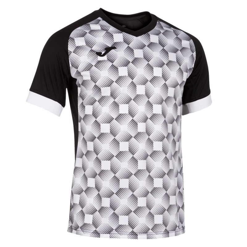 Joma supernova III t-shirt black white Joma supernova III t-shirt black white