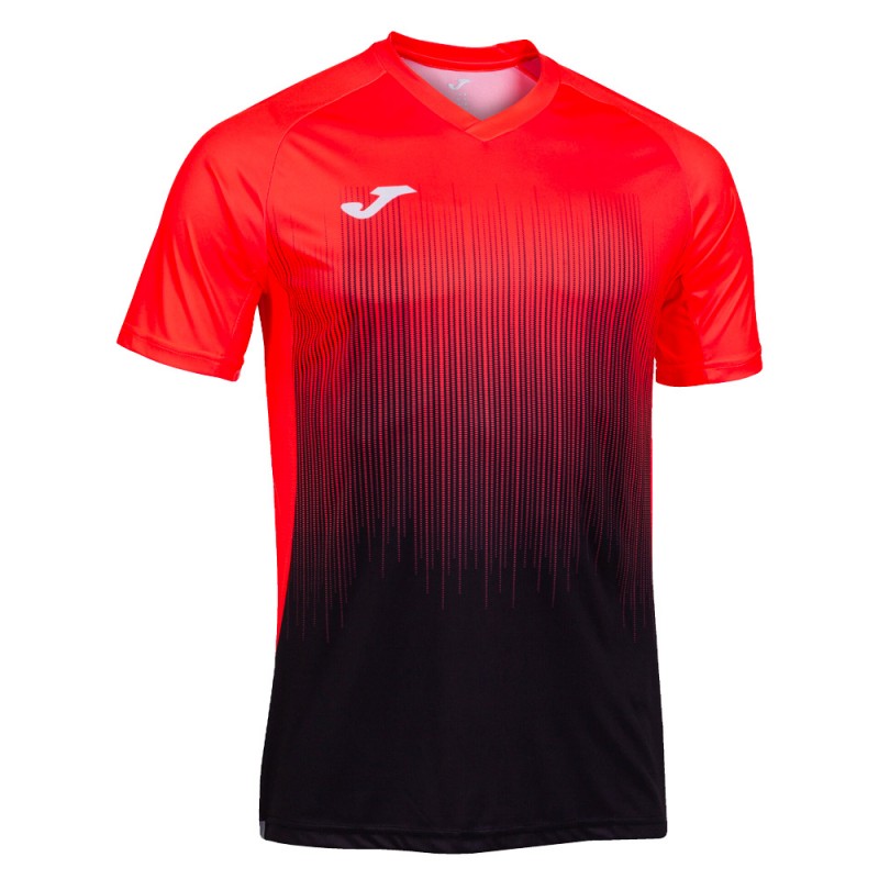 Joma Tiger IV T-shirt black coral Joma Tiger IV T-shirt black coral