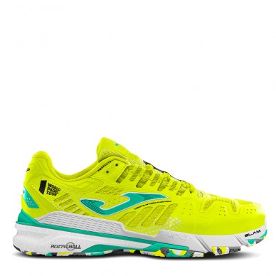 Joma T.SLAM LADY 2209 yellow fluor turquoise padel shoes