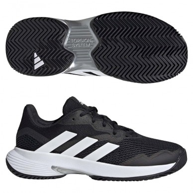 Adidas CourtJam Control W black padel shoes