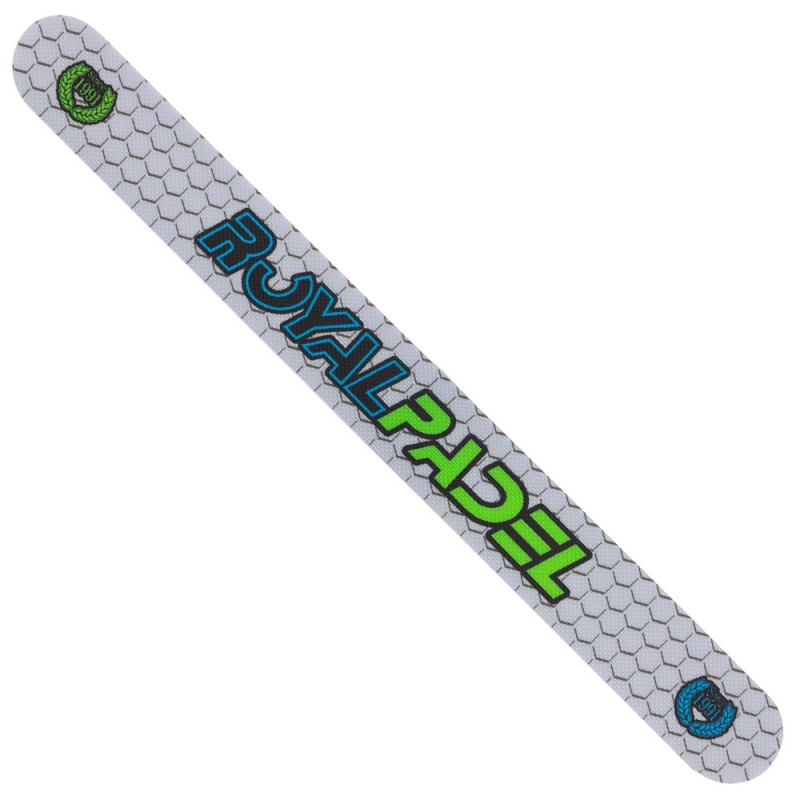 protective Royal Padel gray green logo protective Royal Padel gray green logo