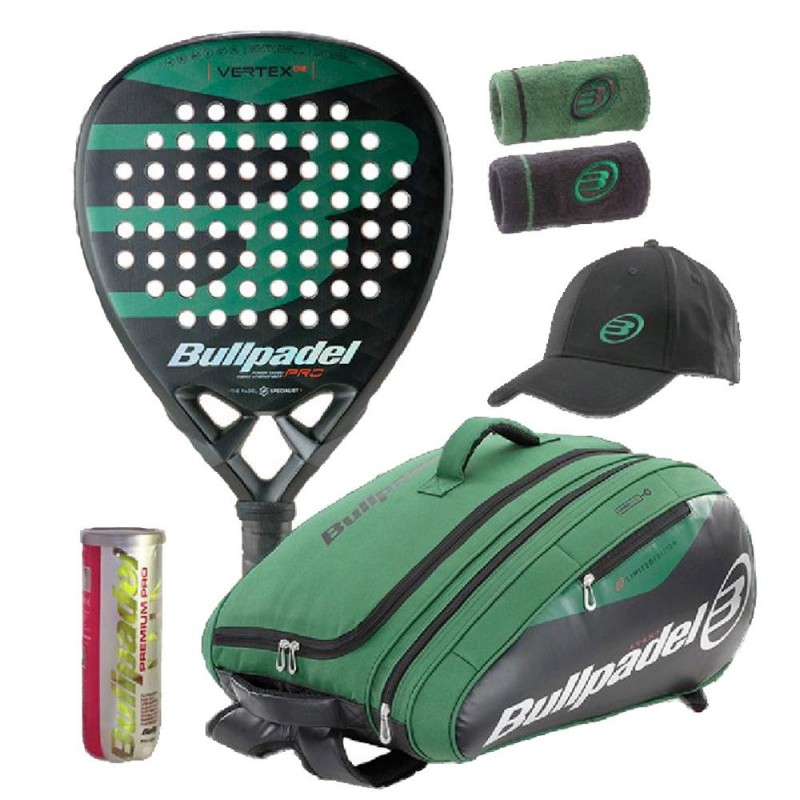 Pack Bullpadel Vertex 02 LTD + padel bag Pack Bullpadel Vertex 02 LTD + padel bag