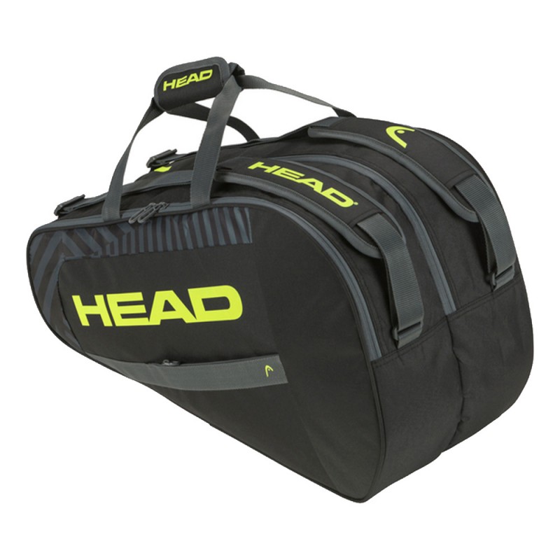 Head Base black yellow 2023 padel bag Head Base black yellow 2023 padel bag