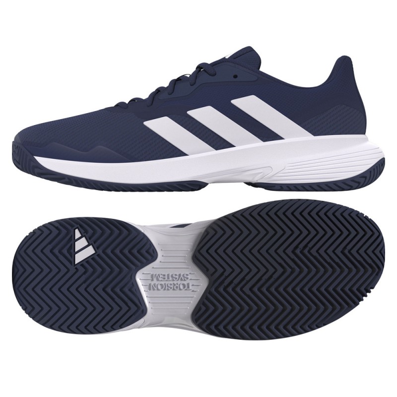 Recuperar Instruir multa Adidas Courtjam Control M navy blue white - Clay sole - Zona de Padel