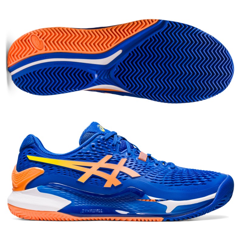 Asics Gel Resolution 9 blue sun peach - de