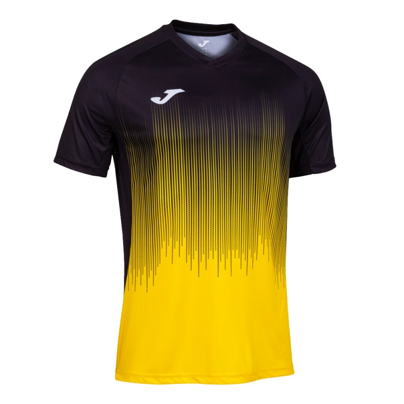 Joma Tiger IV yellow black t-shirt Joma Tiger IV yellow black t-shirt