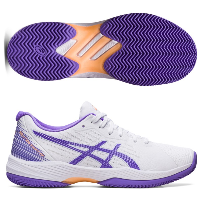 Asics Solution Swift FF Clay white amethyst Asics Solution Swift FF Clay white amethyst