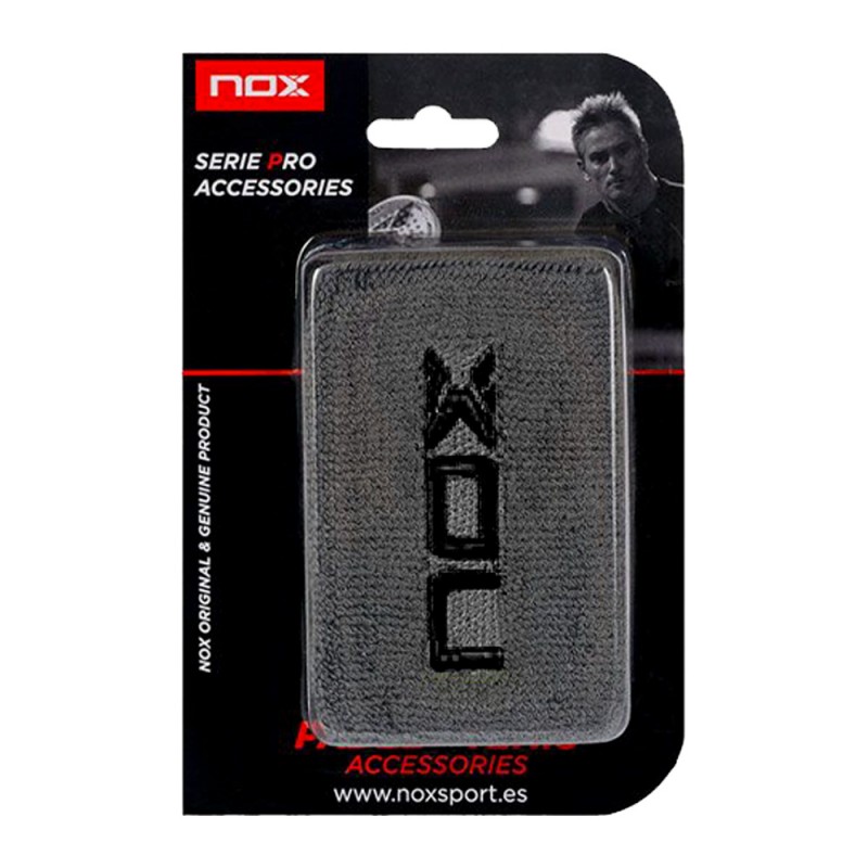 Nox wristband gray black logo Nox wristband gray black logo