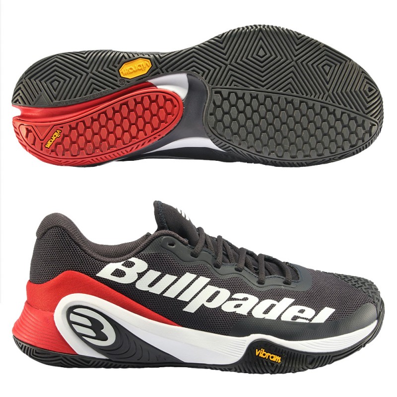 Bullpadel Hack Vibram Pro LTD 23V dark gray padel shoes Bullpadel Hack Vibram Pro LTD 23V dark gray padel shoes