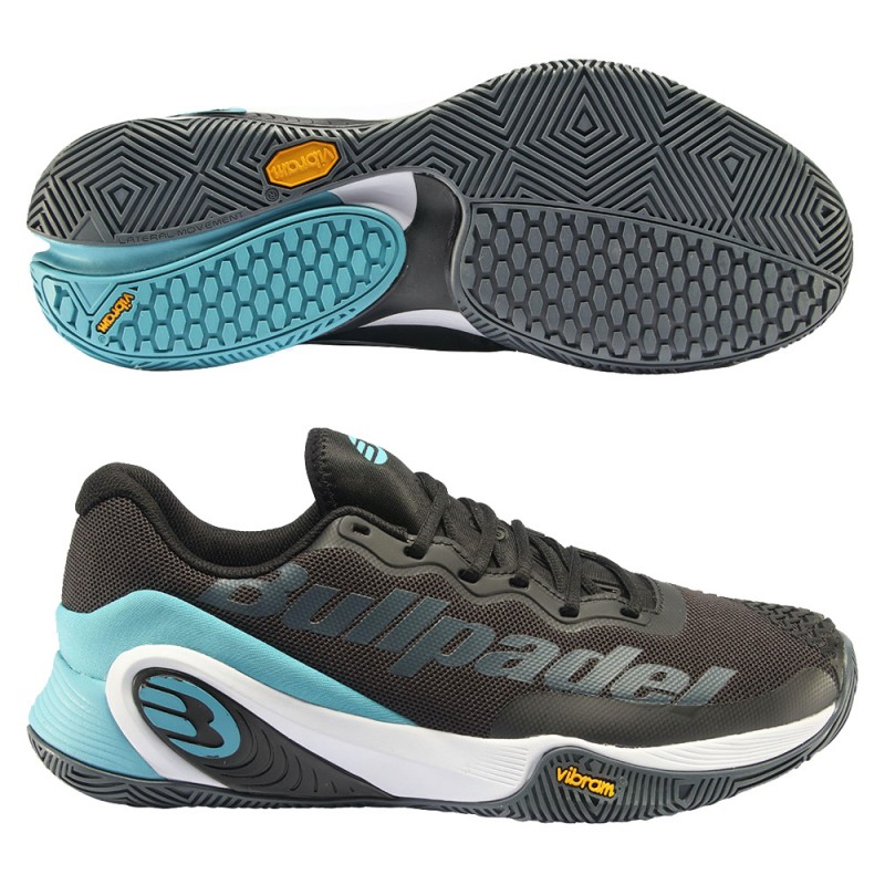 Padel shoes Bullpadel Hack Vibram 23V black