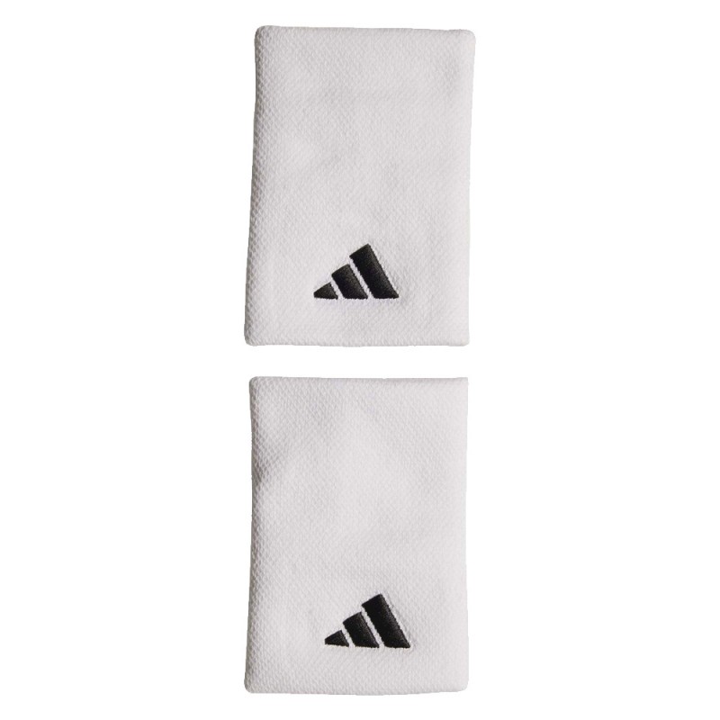 Wristbands Adidas Tennis L White Black Wristbands Adidas Tennis L White Black