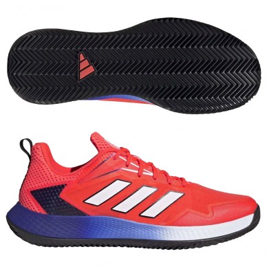 Adidas Defiant Speed M Clay solar red padel shoes