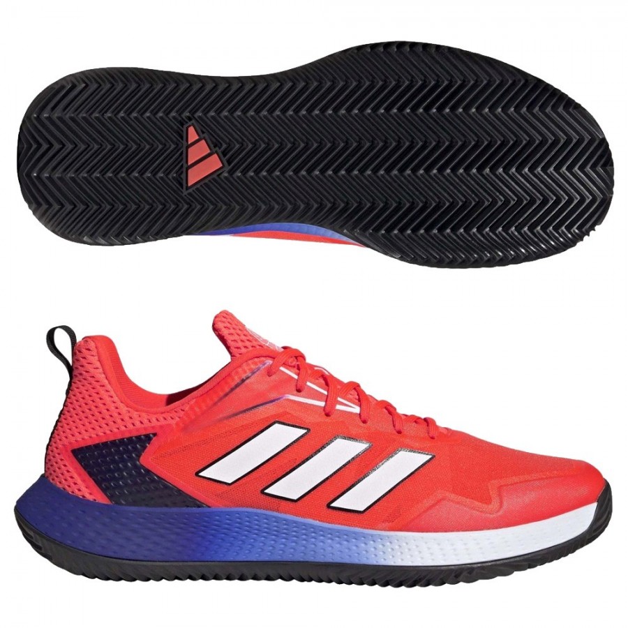 Adidas Defiant Speed M Clay solar red - bounce cushioning - Zona de Padel