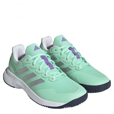 Padel shoes Adidas Gamecourt 2 W pulse mint silver violet