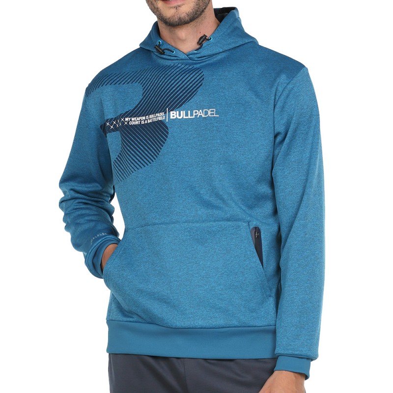 sweatshirt Bullpadel Jaque blue bel air vigore sweatshirt Bullpadel Jaque blue bel air vigore