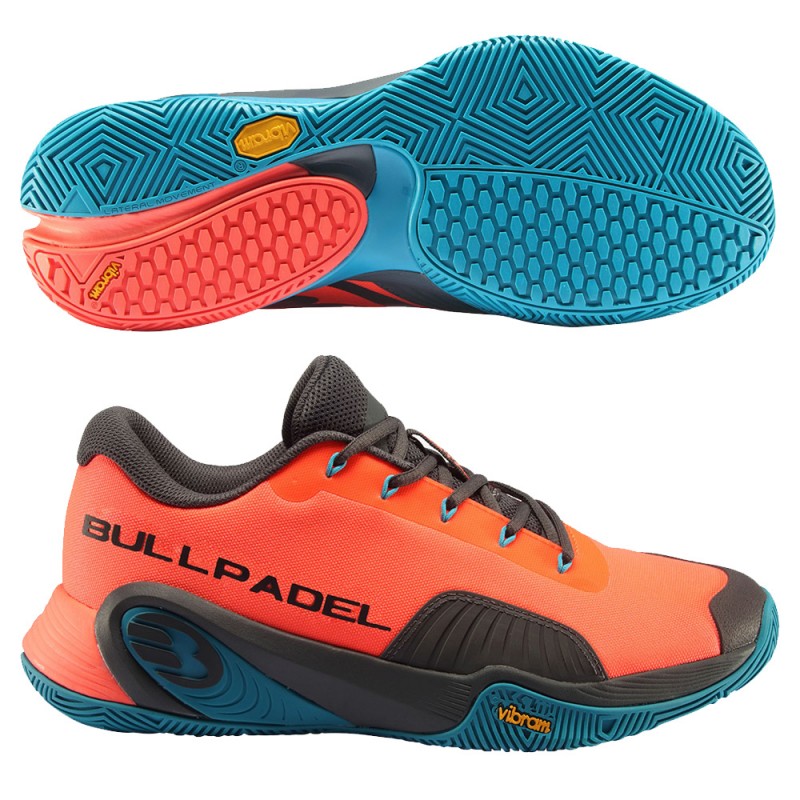 Padel Shoes Bullpadel Vertex Vibram 23V coral
