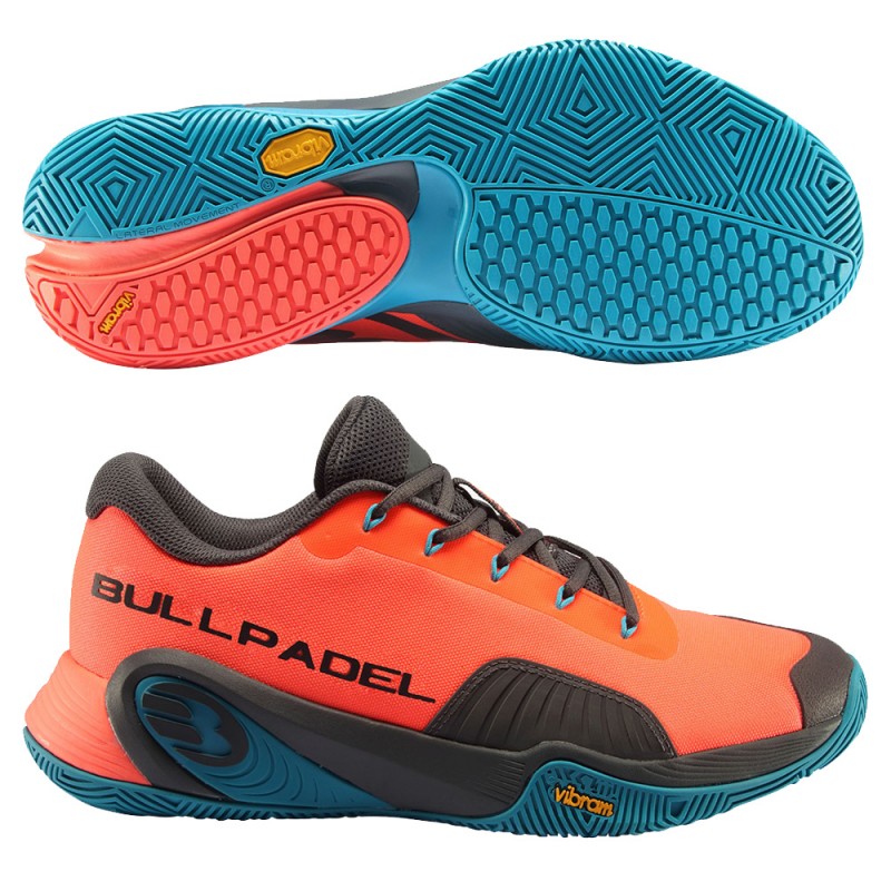Padel Shoes Bullpadel Vertex Vibram 23V coral Padel Shoes Bullpadel Vertex Vibram 23V coral