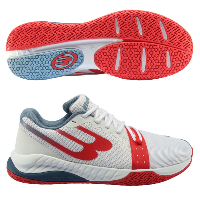 Padel shoes Bullpadel Comfort 23V white Padel shoes Bullpadel Comfort 23V white