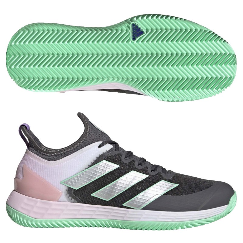 Padel Shoes Adidas Adizero Ubersonic 4 W Clay gray six silver - Zona de Padel