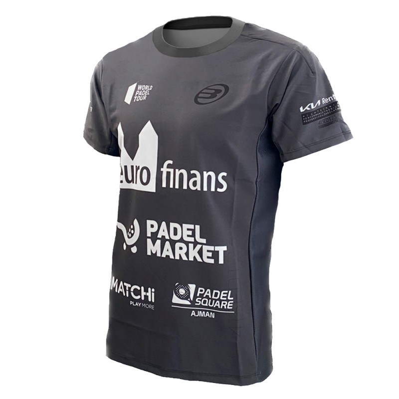 Bullpadel Paquito Navarro Odeon black t-shirt Bullpadel Paquito Navarro Odeon black t-shirt