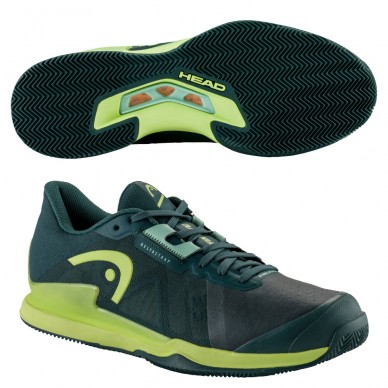 Padel shoes Head Sprint Pro 3.5 Clay forest green 2023
