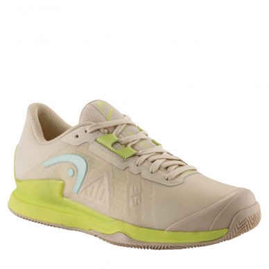 Padel shoes Head Sprint Pro 3.5 Clay macadamia lime 2023