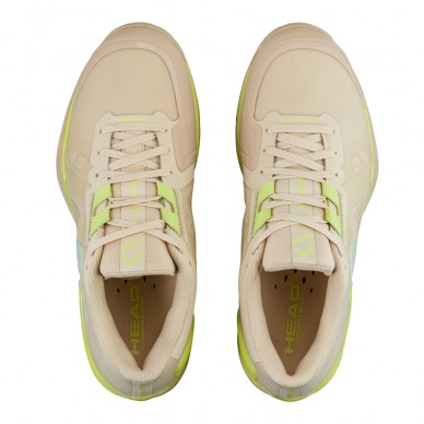 Padel shoes Head Sprint Pro 3.5 Clay macadamia lime 2023