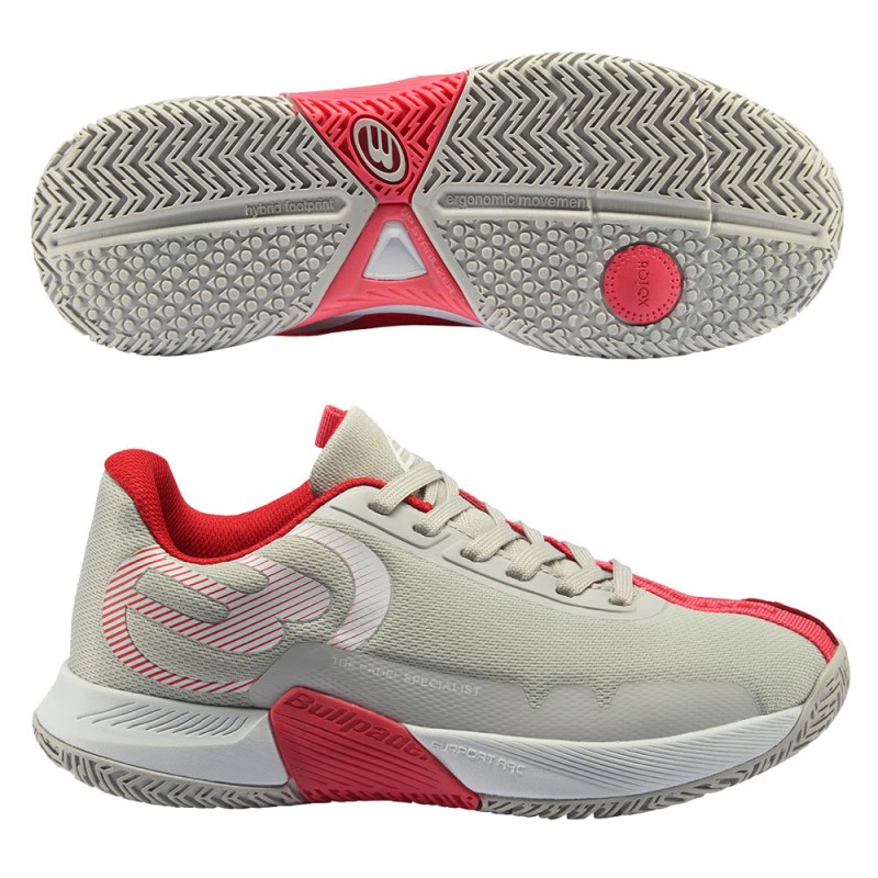 Padel shoes Bullpadel Next Pro W 23V light gray Padel shoes Bullpadel Next Pro W 23V light gray