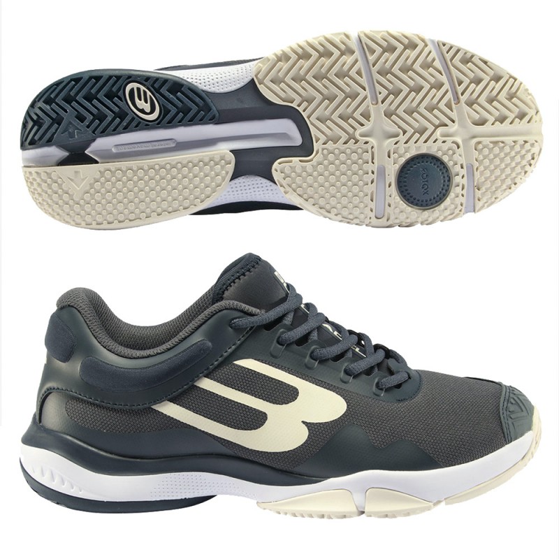 Padel shoes Bullpadel Flow Hybrid Fly 23V dark gray Padel shoes Bullpadel Flow Hybrid Fly 23V dark gray