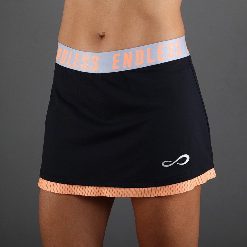 Skirt Endless Iconic black salmon