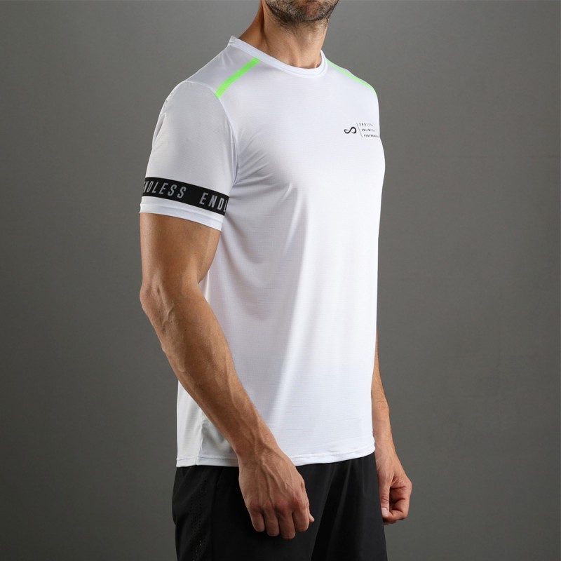 t-shirt Endless Ace Izzy white green t-shirt Endless Ace Izzy white green