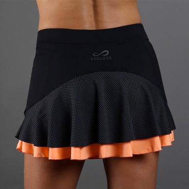 Skirt Endless Starlett black salmon