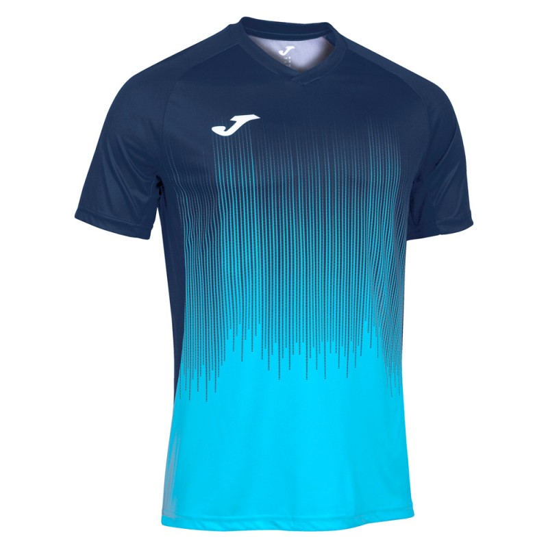 t-shirt Joma Tiger IV navy fluor turquoise t-shirt Joma Tiger IV navy fluor turquoise
