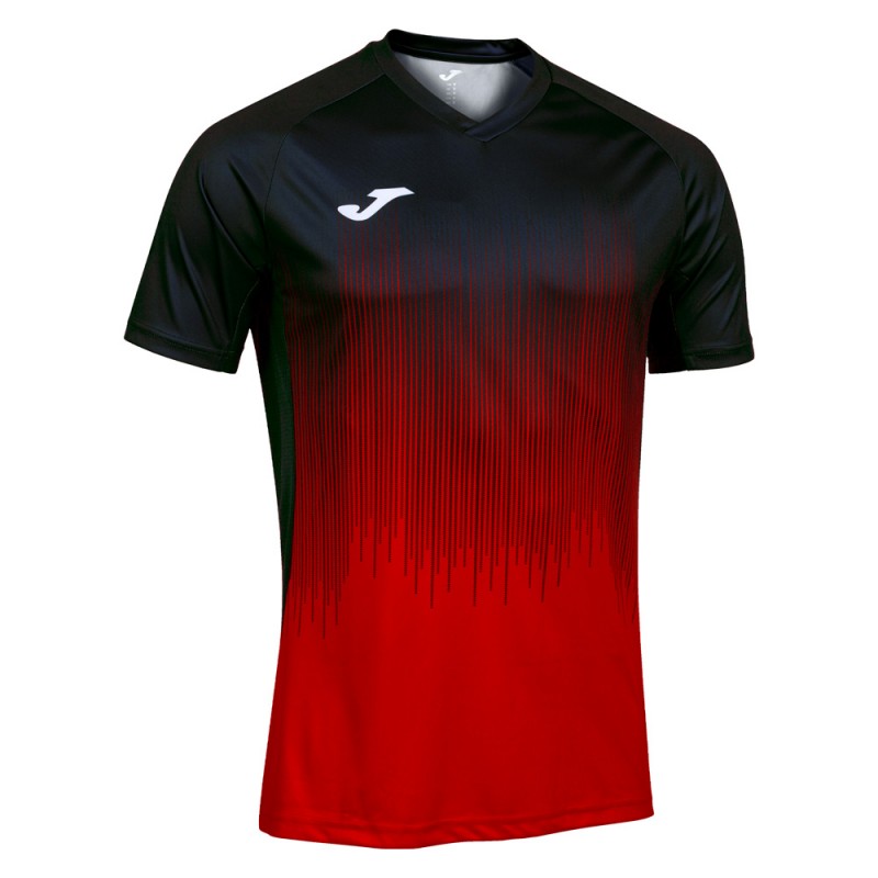T-shirt Joma Tiger IV red black T-shirt Joma Tiger IV red black