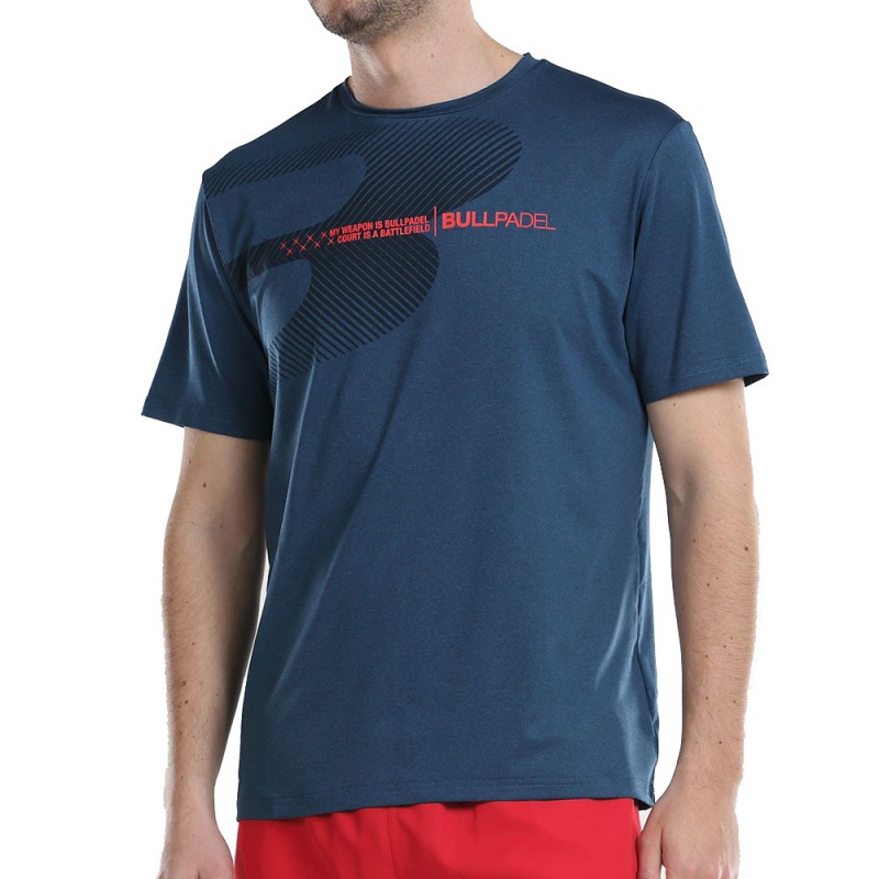 T-shirt Bullpadel Aires navy blue vigore T-shirt Bullpadel Aires navy blue vigore
