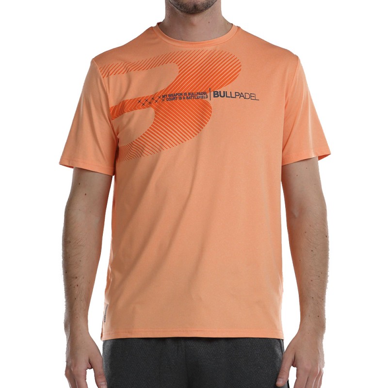 t-shirt Bullpadel Aires orange vigore t-shirt Bullpadel Aires orange vigore